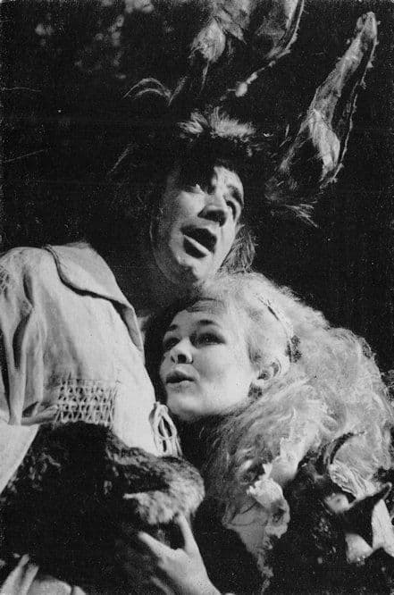 Judi Dench in Titania Old Stratford Theatre Shakespeare Postcard
