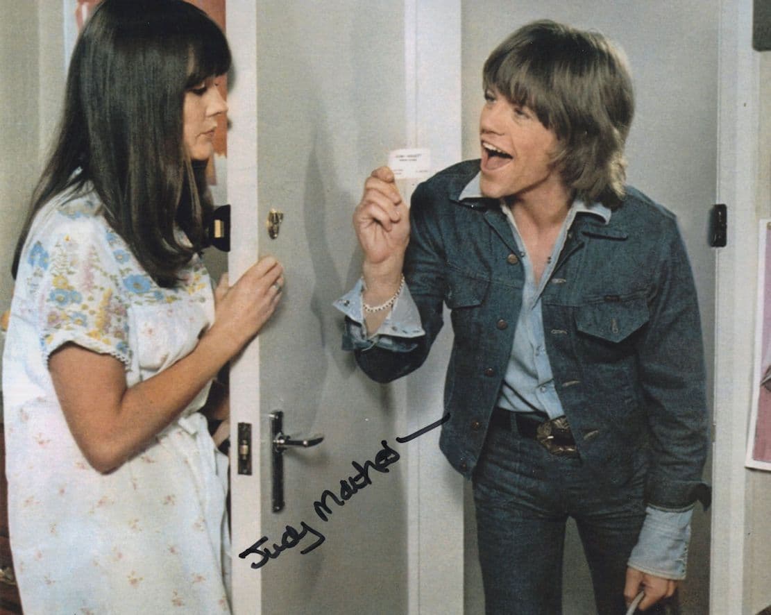 Judy Matheson Confessions Of A Window Cleaner 10x8 Hand Signed Photo