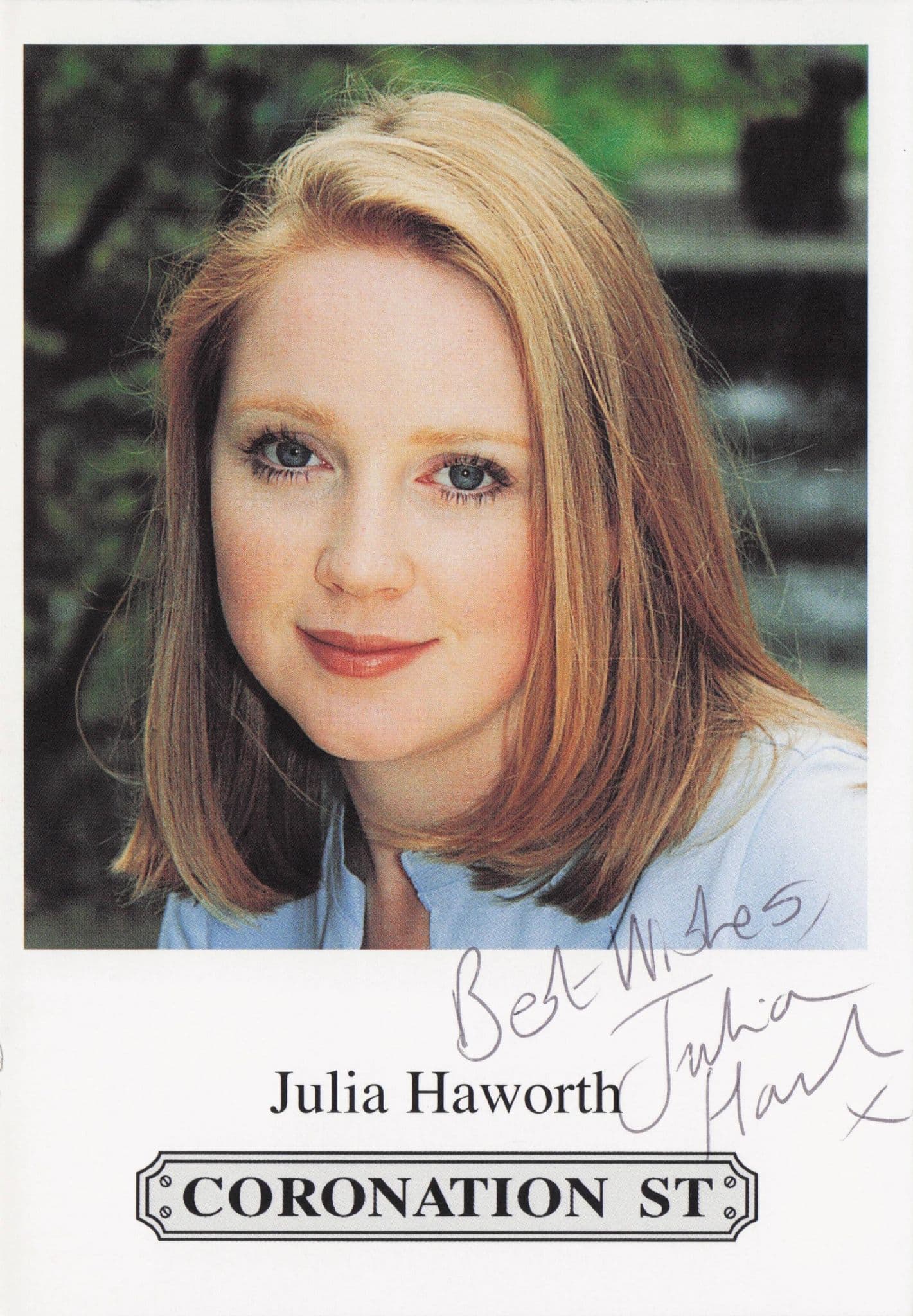 Julia Haworth Coronation Street Hand Signed Cast Card Photo (1)