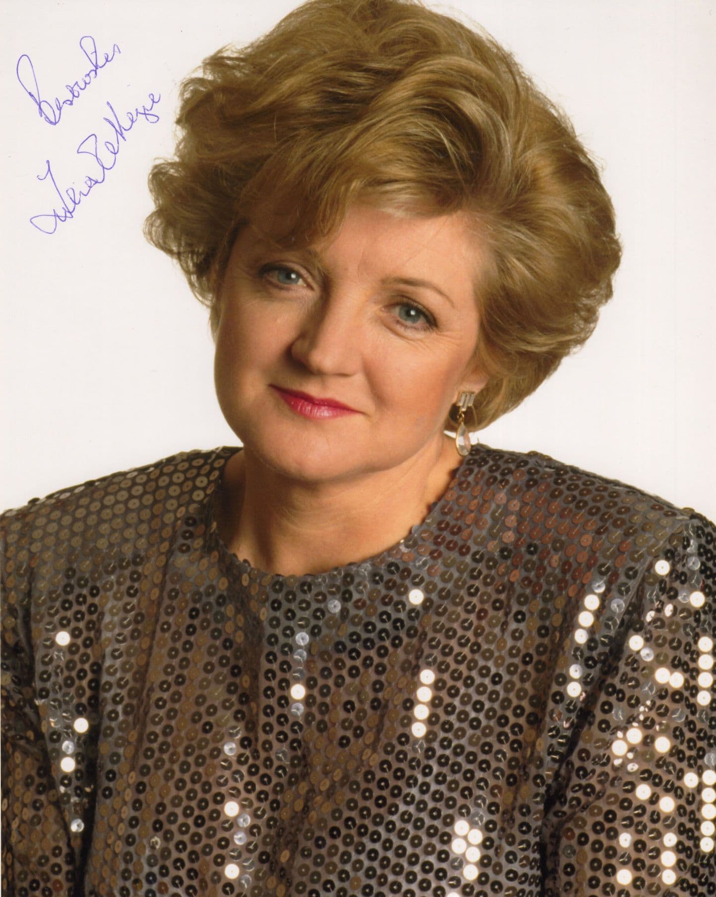 Julia McKenzie of Carry On Film 10x8 Hand Signed Photo