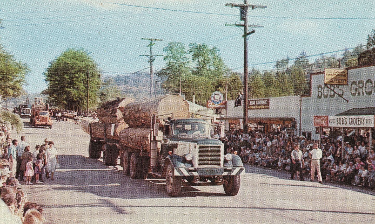 Julian Apple Days California Fruit Celebration Parade USA Postcard