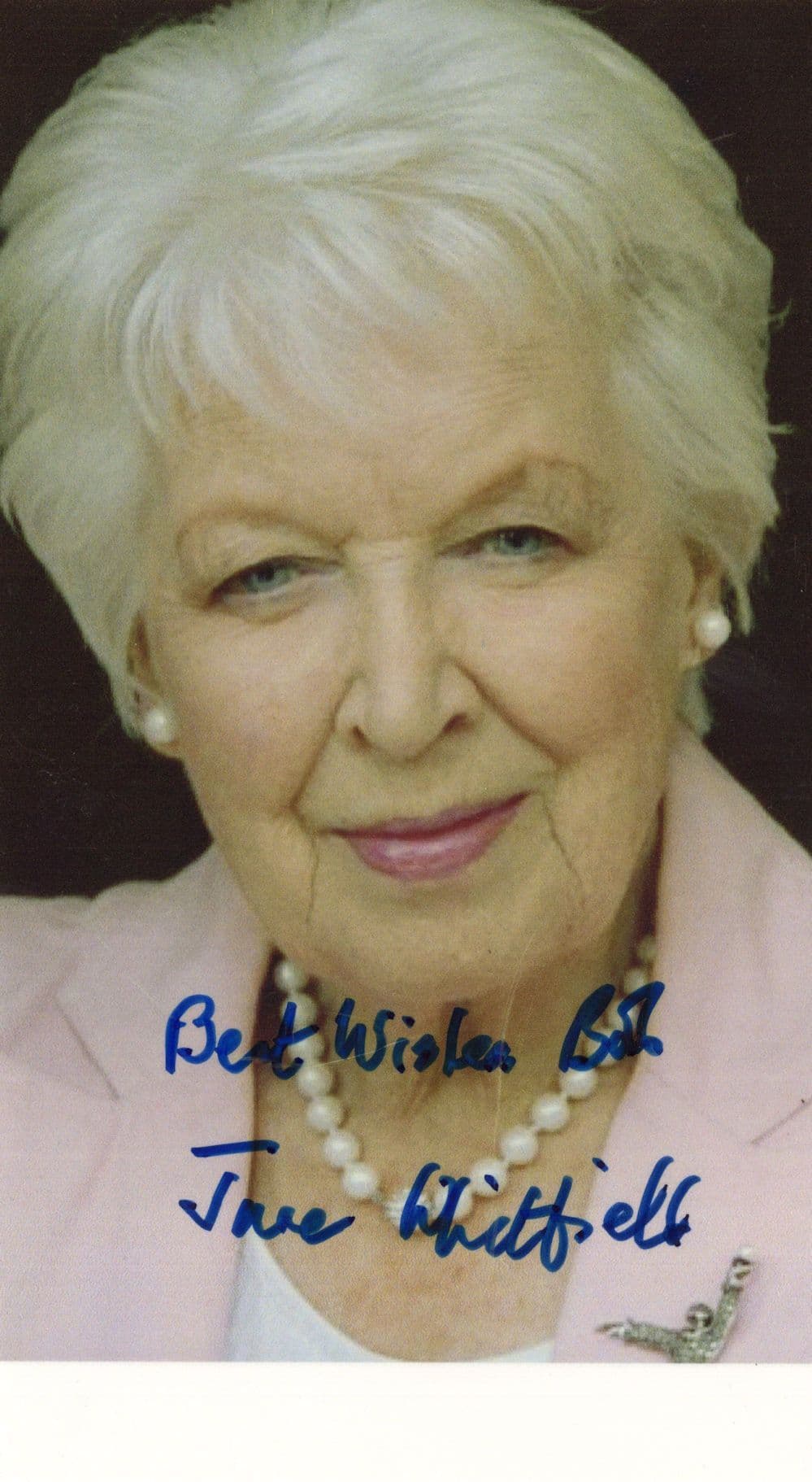 June Whitfield of Terry & Carry On Films Hand Signed Photo