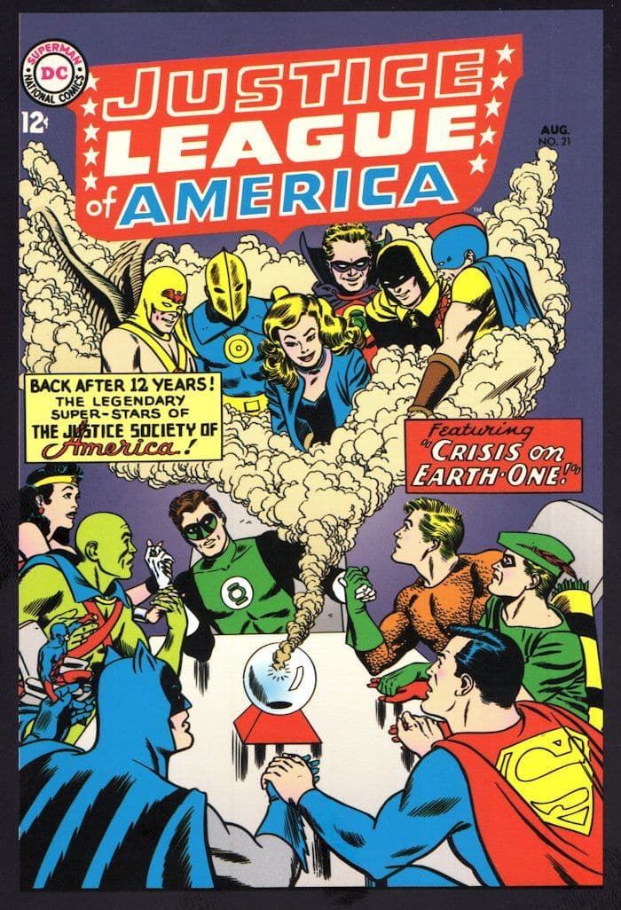 Justice League Of America Crisis On Earth One Issue 21 Comic Book Postcard