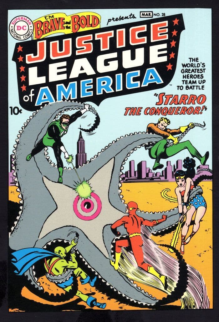 Justice League Of America Starro The Conqueror DC Comic Book Postcard