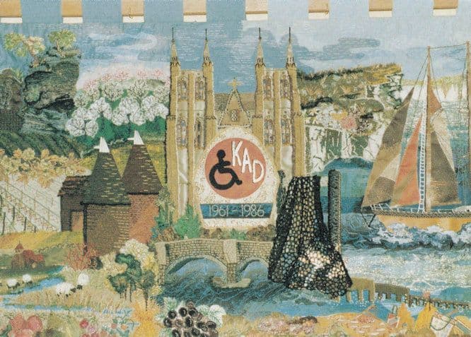 KAD Kent Association For The Disabled 25th Anniversary Collage Postcard