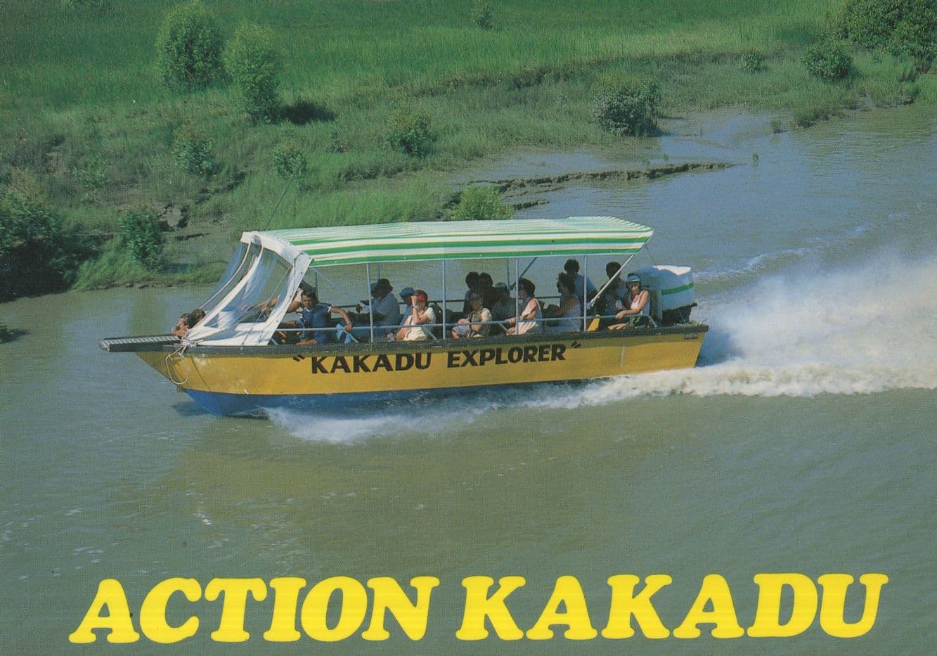Kakadu Explorer Speedboat Tourist Guided Boat Trips Australia Postcard