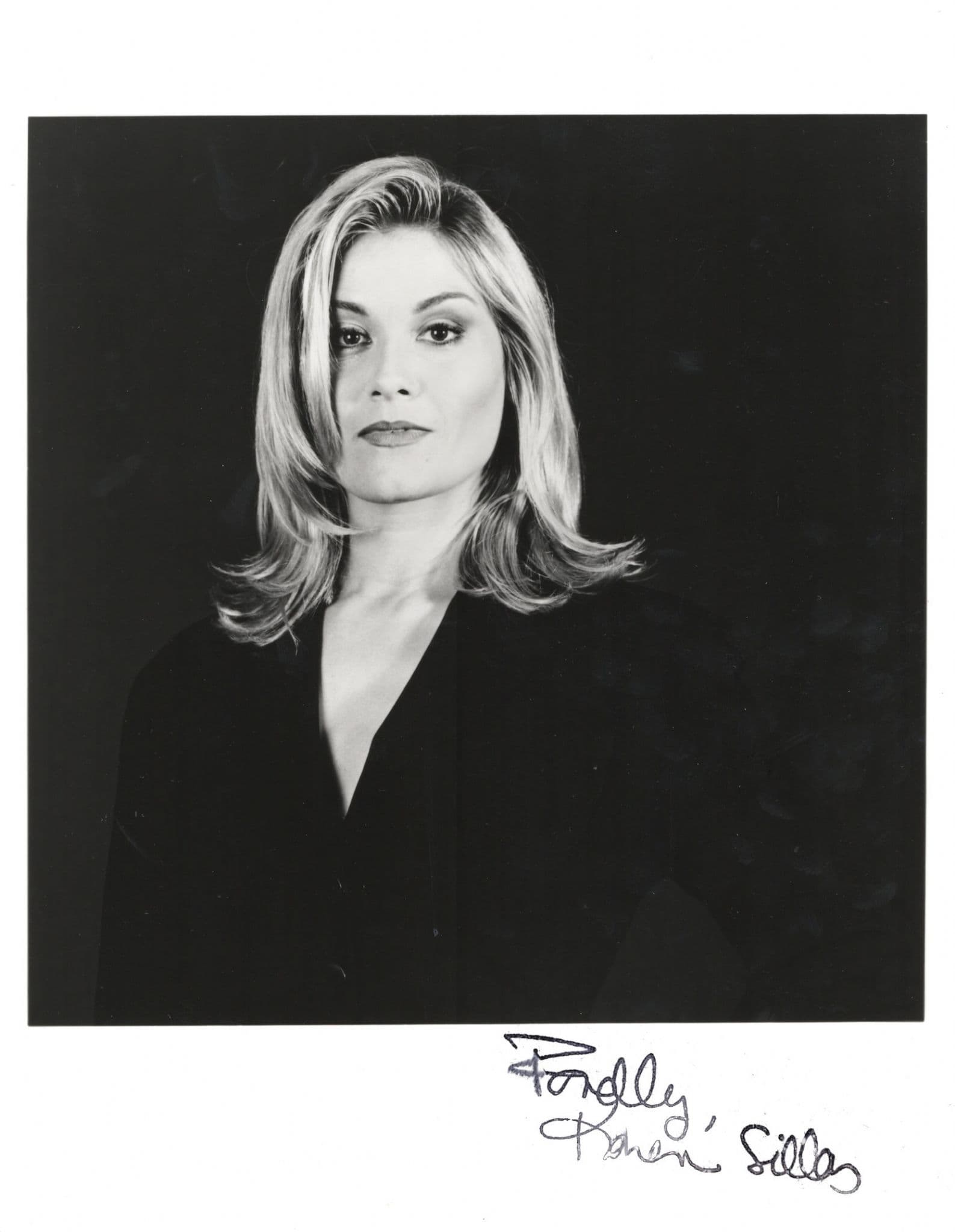 Karen Sillas Female Perversions Under Suspicion 10x8 Hand Signed Photo