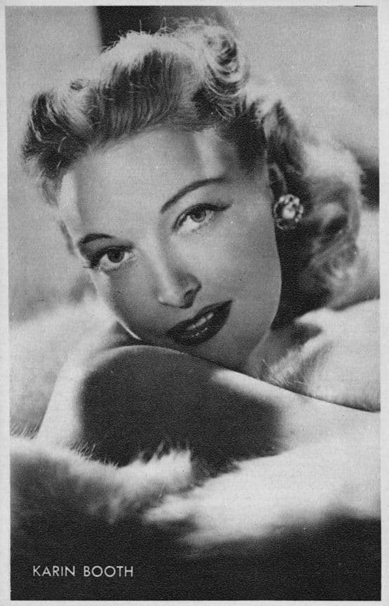 Karin Booth Vintage Rare Kwatta Film Movie Postcard Size Photo