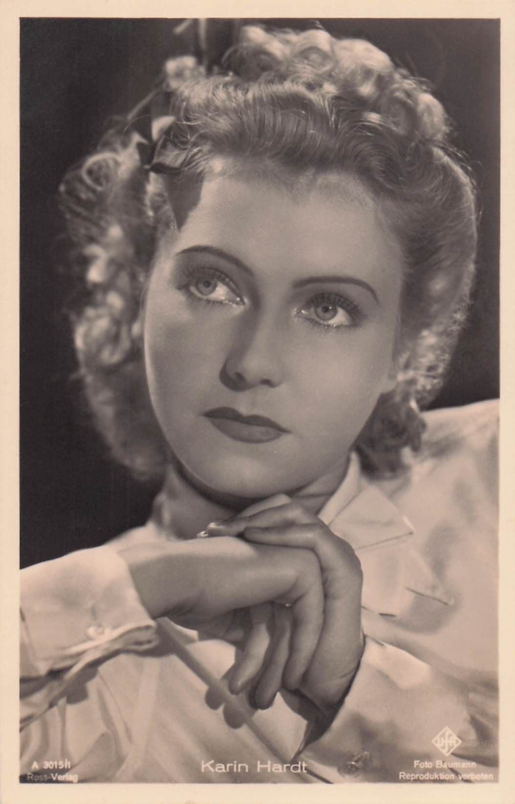 Karin Hardt Historic German Film Actress Real Photo Postcard