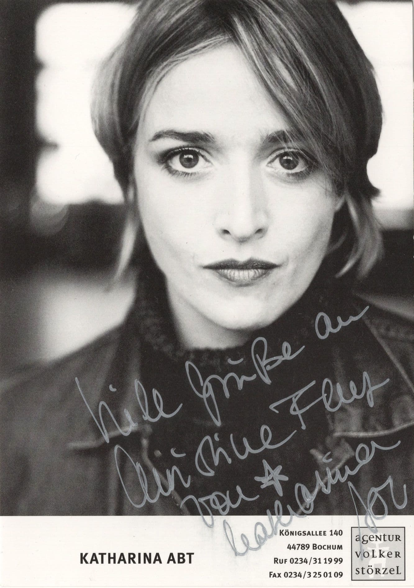 Katharina Abt Pumpen Die Rosenheim-Cops German Actress Hand Signed Photo