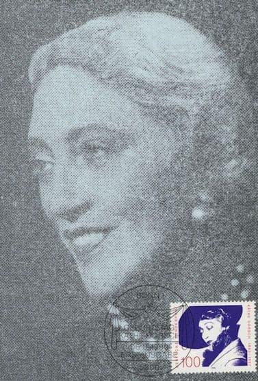 Kathe Dorsch German Film Theatre Actress Rare Postcard FDC