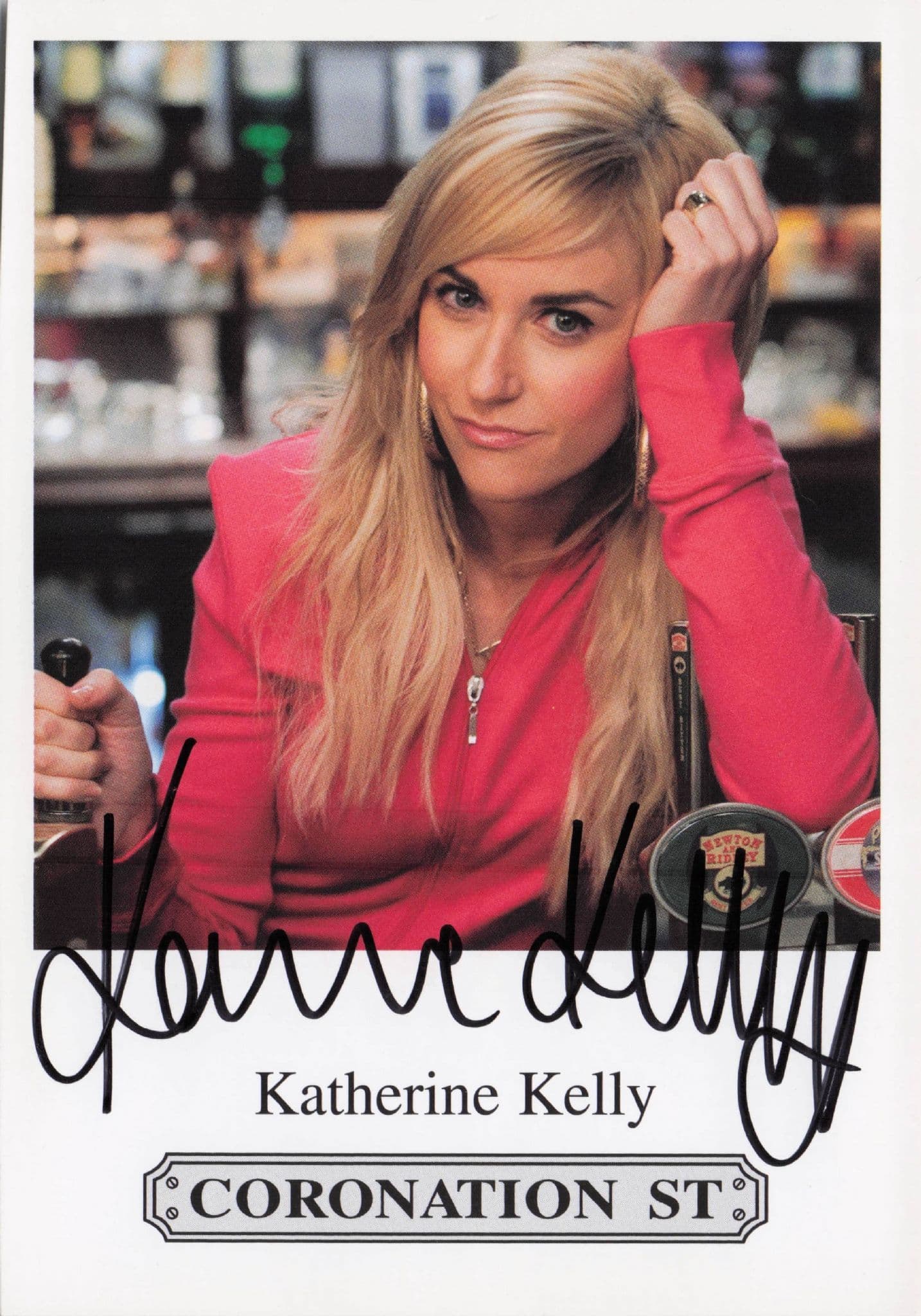 Katherine Kelly RARE ROVERS ALT Coronation Street Hand Signed Cast Photo