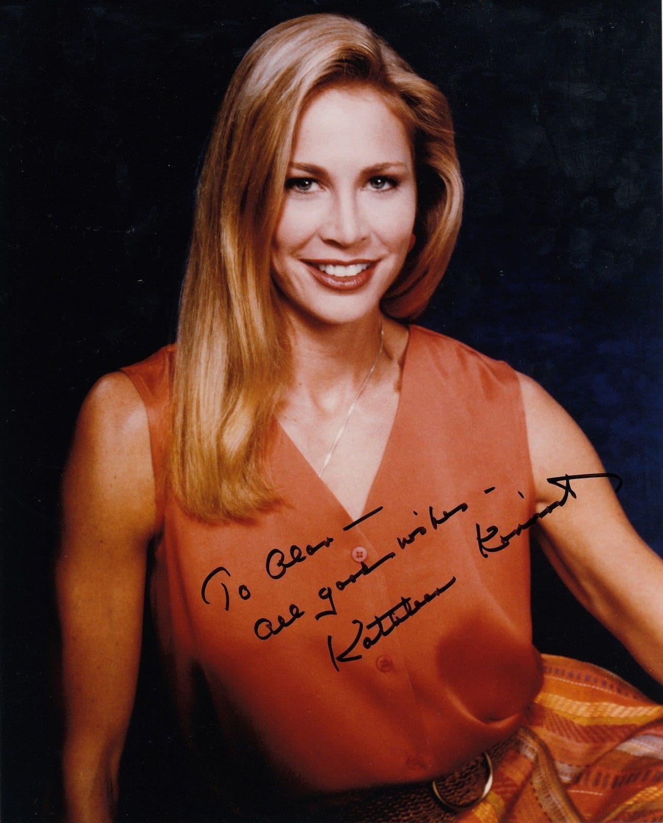 Kathleen Kinmont Horror Scream Queen Actress Reanimator Giant Hand Signed Photo