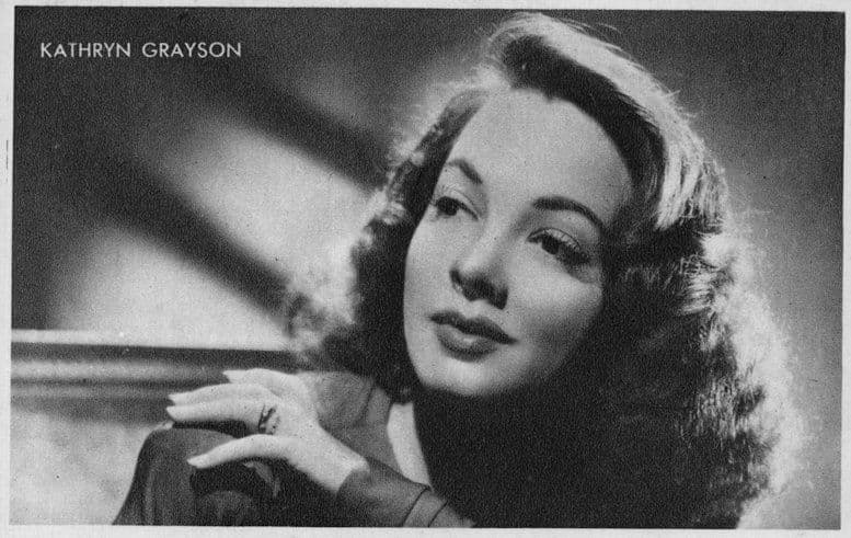 Kathryn Grayson Vintage Rare Kwatta Film Movie Postcard Size Portrait
