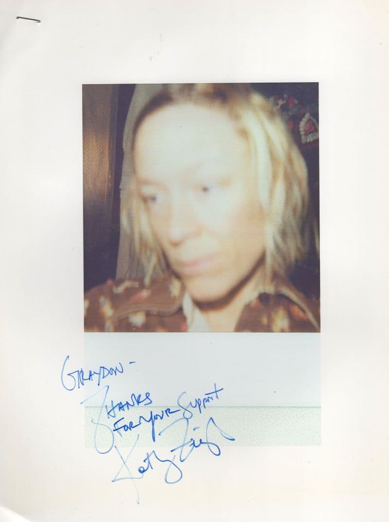 Kathy Ziegler Musician Large 10x8 Hand Signed 2x Photo & Letter