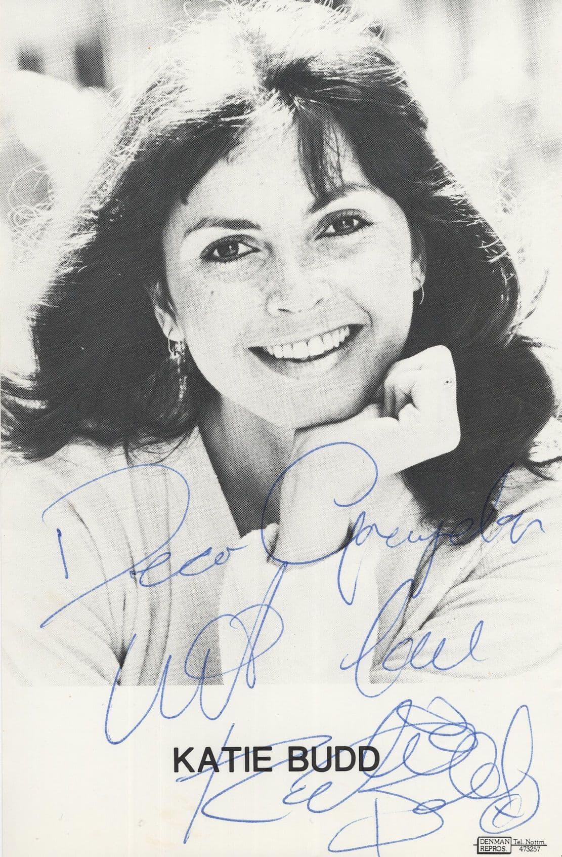 Katie Budd Opportunity Knocks Winner Hand Signed Photo