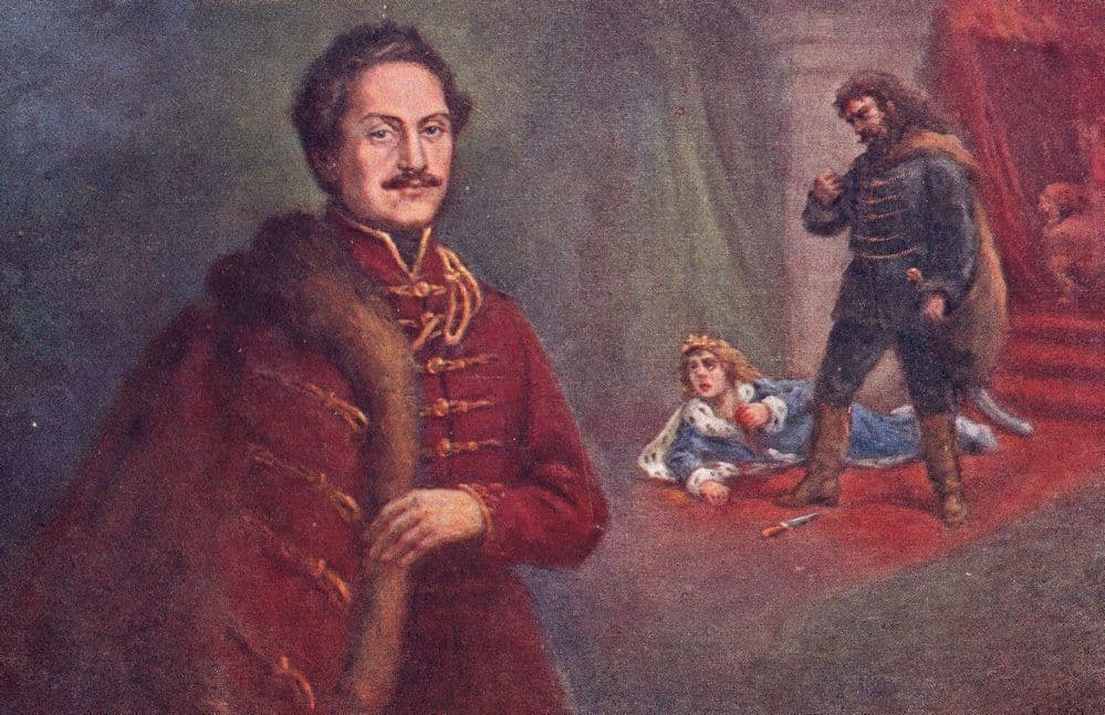 Katona Jozsef Hungary Hungarian Painting Antique Postcard