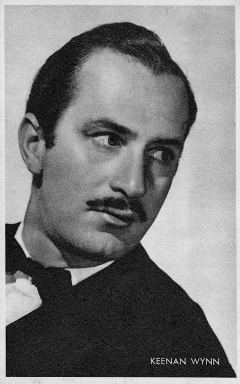 Keenan Wynn Vintage Rare Kwatta Film Movie Postcard Size Portrait