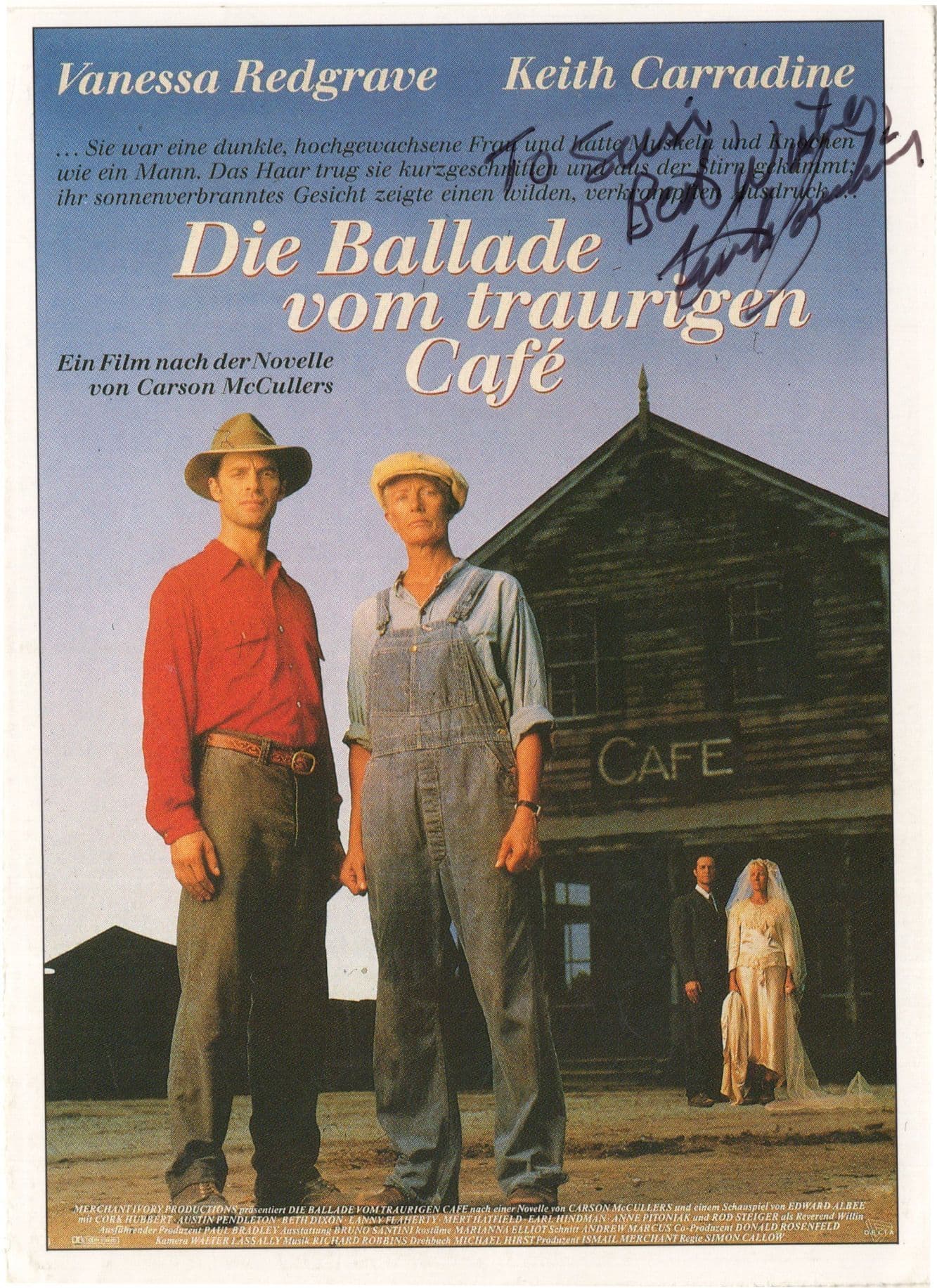 Keith Carradine German Hand Signed Picture