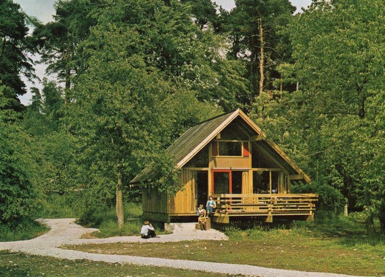 Keldy Castle Forest Holiday Cabins Yorkshire Postcard