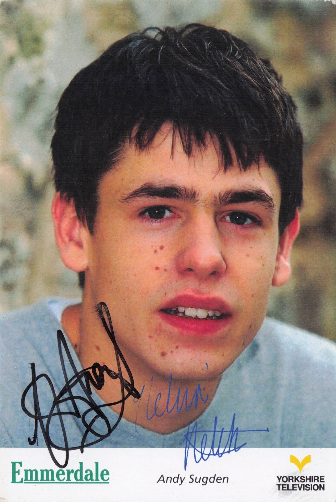 Kelvin Fletcher as Andy Sugden Hand Signed Cast Card Photo