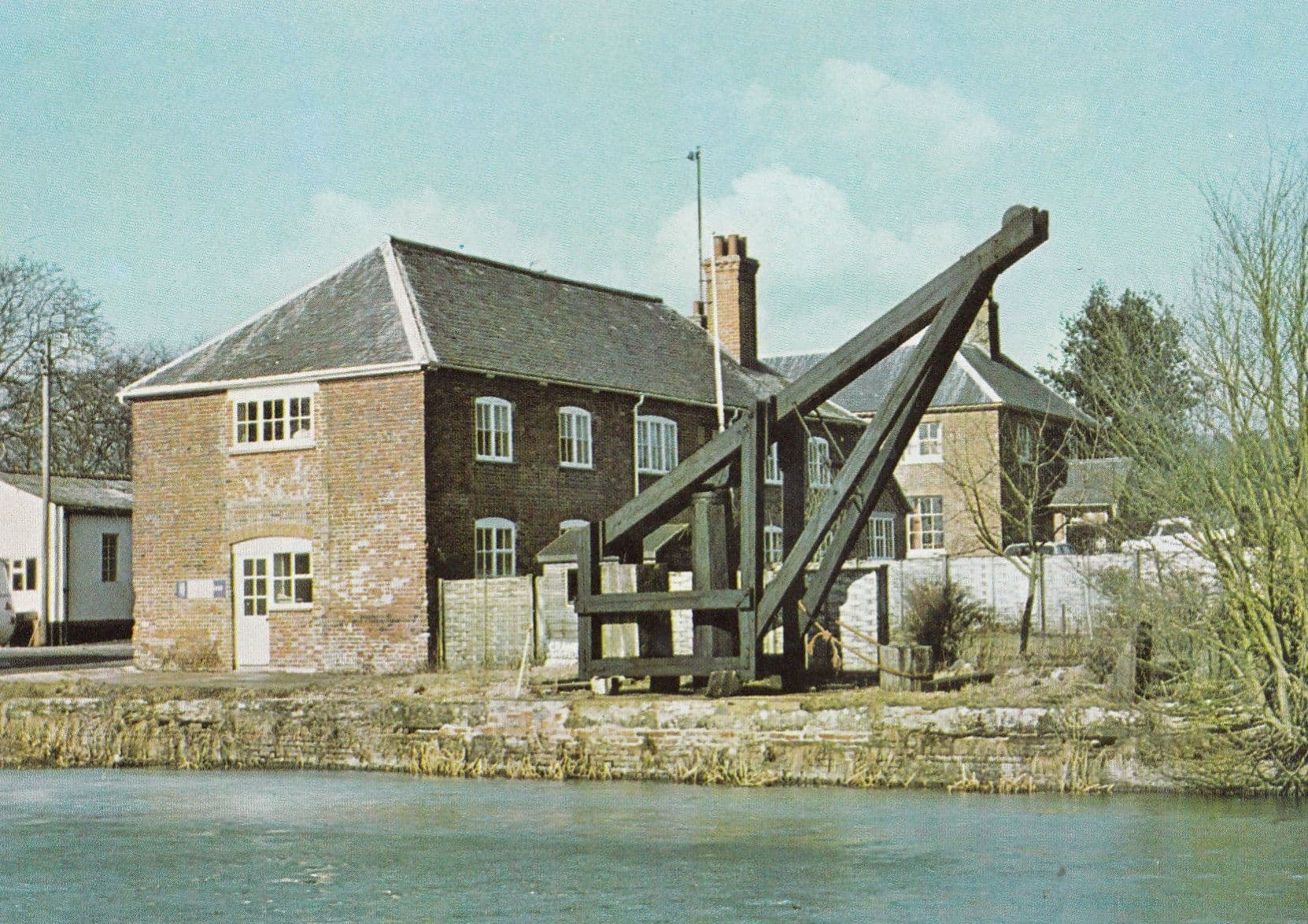 Kennett & Avon Canal Burbage Wharf Boat Postcard