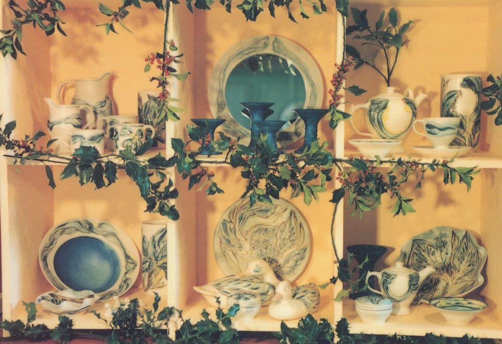 Kenninghall Pottery Exhibition Norfolk Advertising Postcard