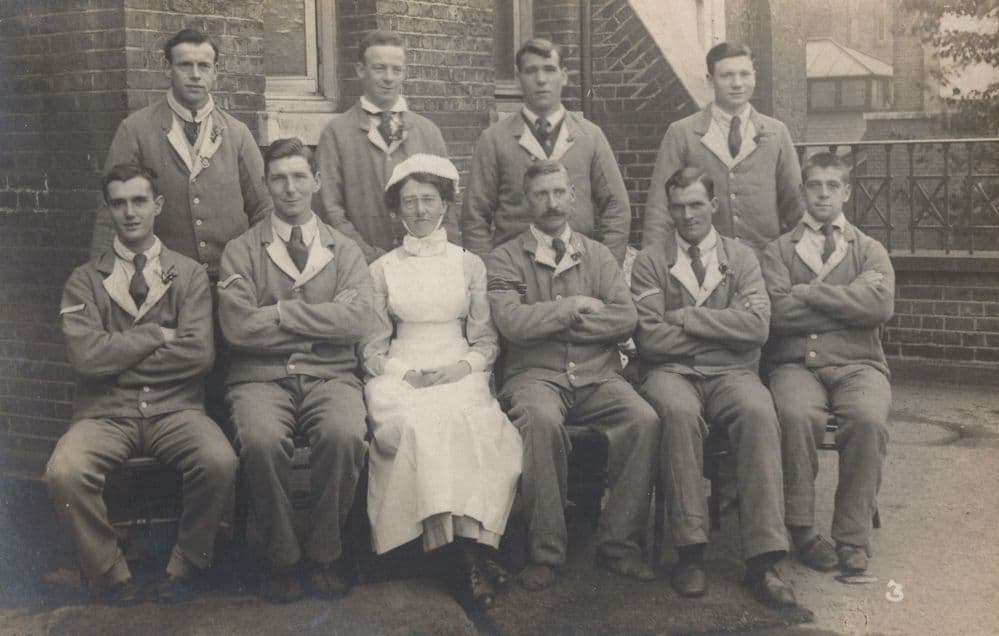Kentish Town in WW1 Military War Nurse Antique Postcard