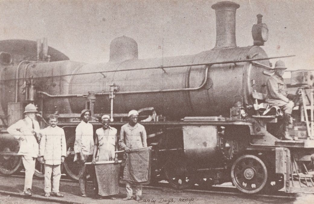 Kenya Train Nairobi Railway Postcard