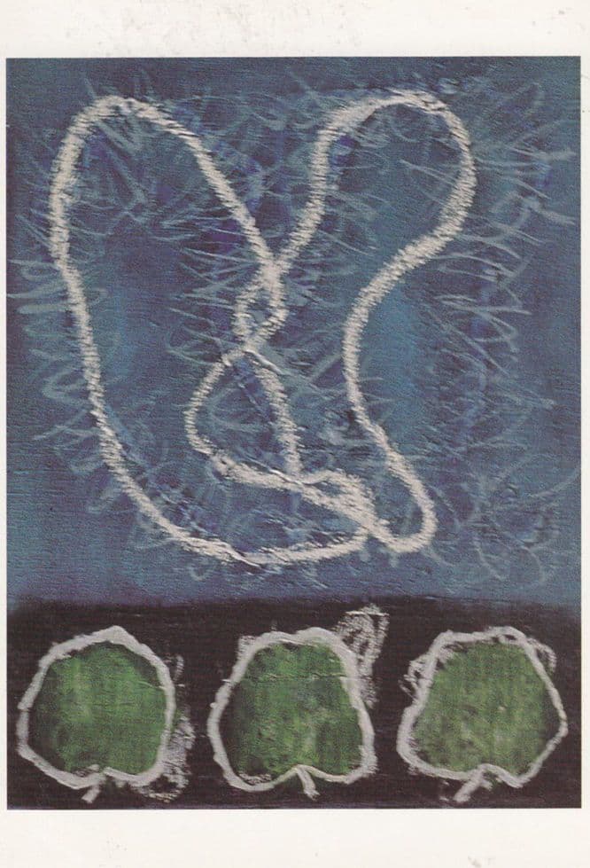 Kevin Broughton Apples Royal College Of Art Painting Postcard