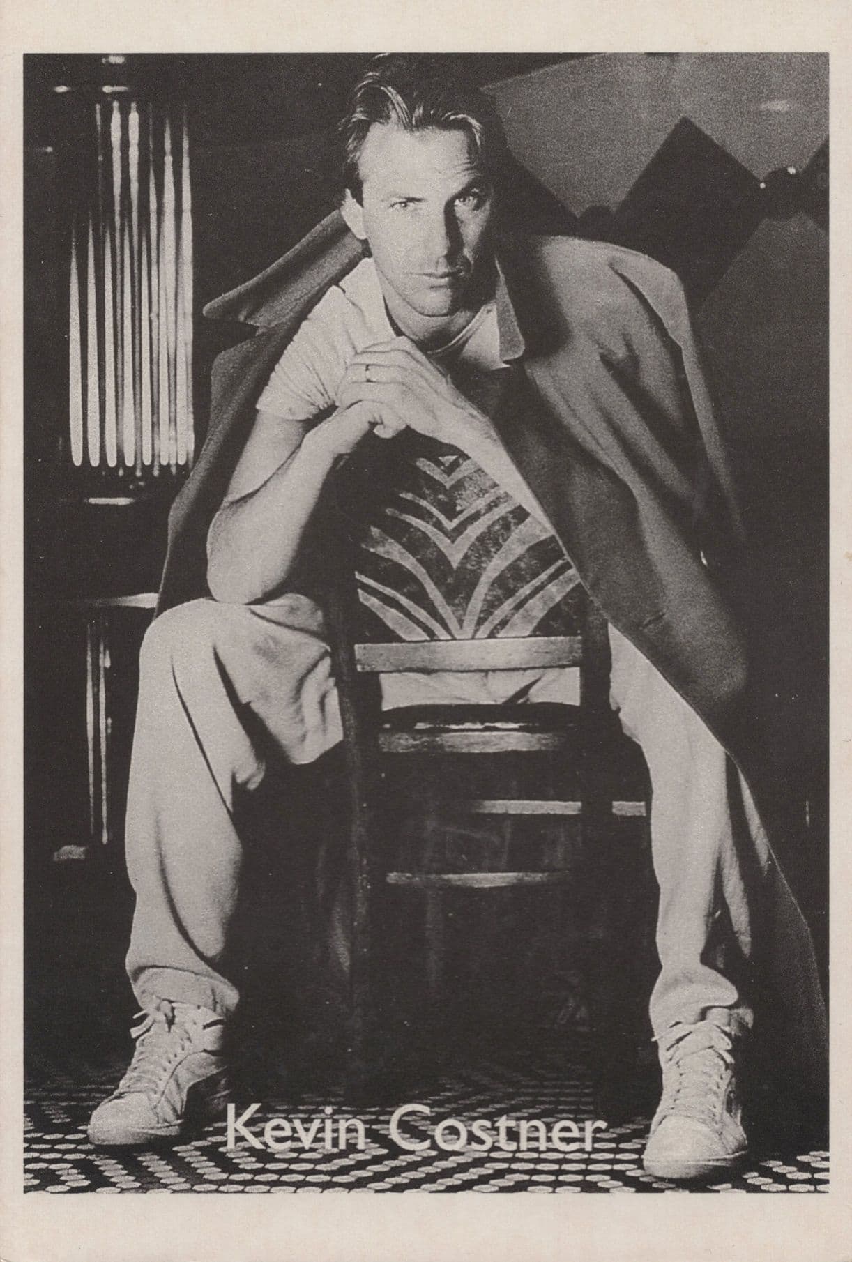 Kevin Costner White Pumps Rare Film Movie Postcard