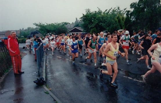 Keyworth Nottingham Scouts Village Fun Day Race Marathon Photo Postcard