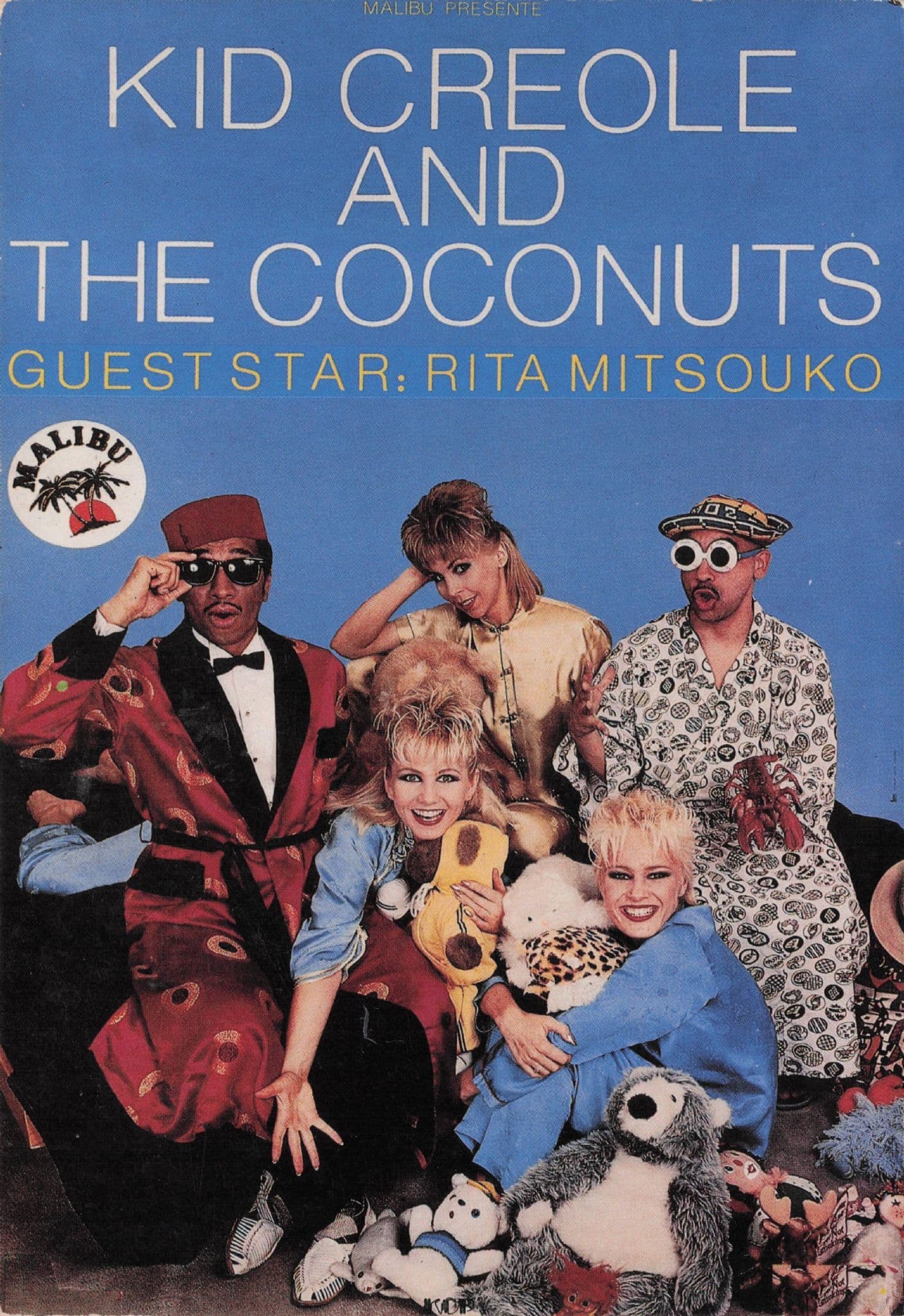 Kid Creole & The Coconuts Rare Pop Music Vintage Postcard