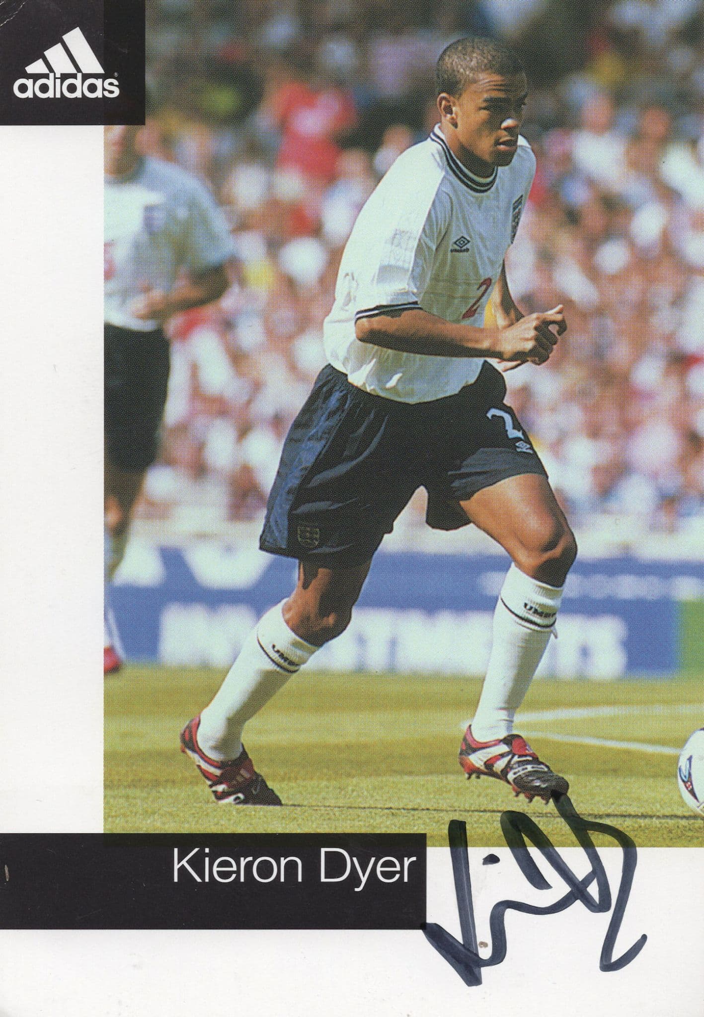 Kieron Dyer England Internation Football Hand Signed Photo Card