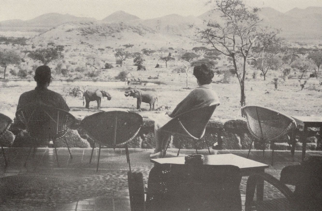Kilaguni Lodge Tsavo Royal National Park Kenya Africa Postcard