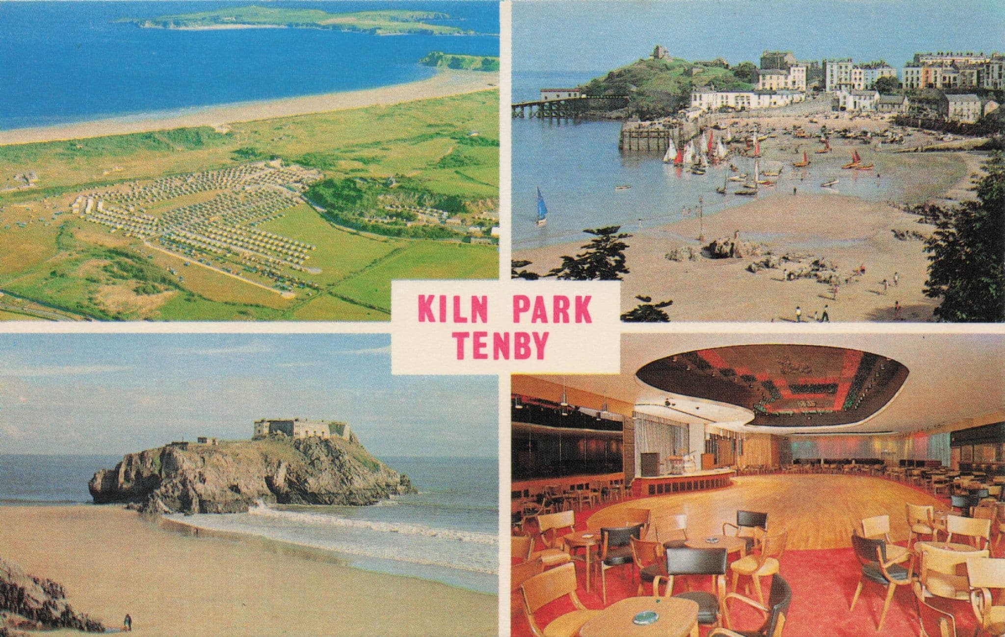 Kiln Park Tenby Pembrokeshire Wales 1970s Postcard