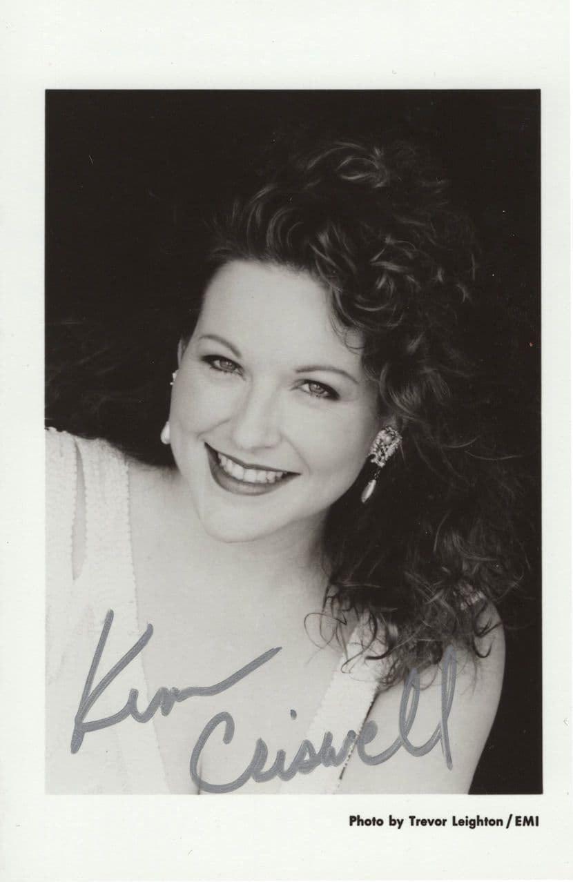 Kim Criswell Singer Hand Signed Publicity Card Photo