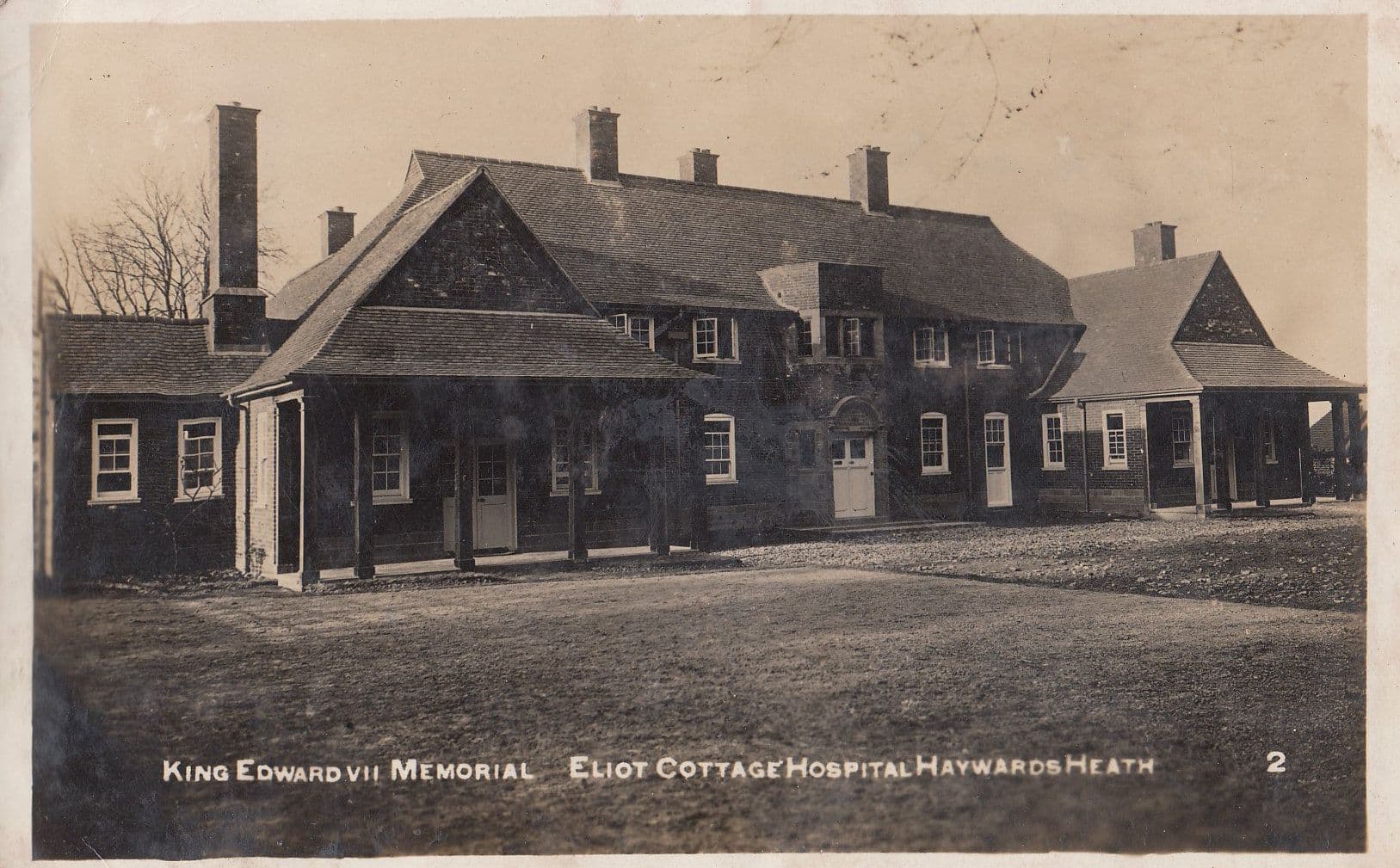 King Edward VII Memorial Eliot Hospital Sussex Real Photo Postcard