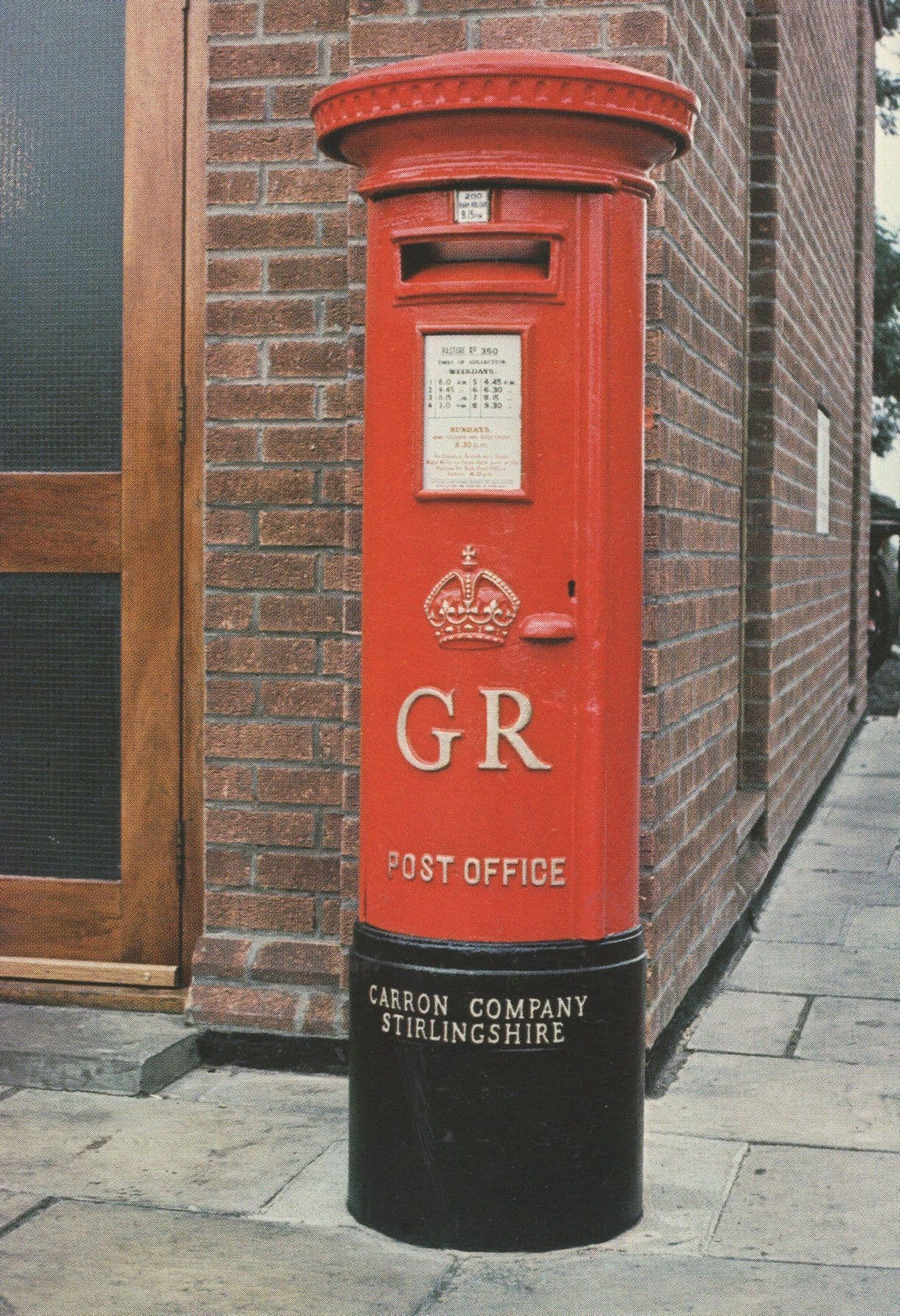 King George V Pillar Post Box Museum Didcot Railway Station Postcard