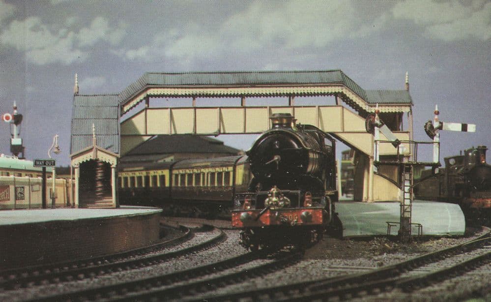 King George V Train at Pen Tor Junction Postcard