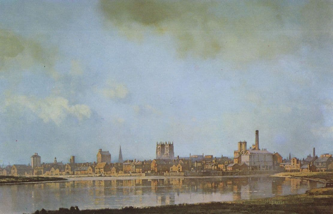King Lynn From the West by Walter Dexter Painting Postcard