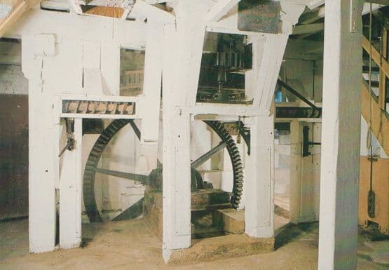 Kingsbury Water Mill St Albans Herts Interior Postcard