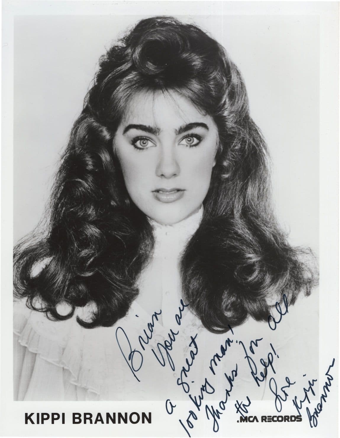 Kippi Brannon Country & Western Singer 10x8 Hand Signed Photo