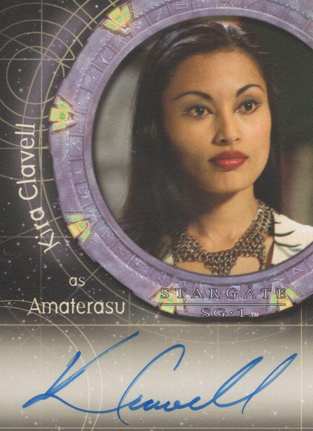 Kira Clavell Stargate SG-1 Hand Signed Autograph Card