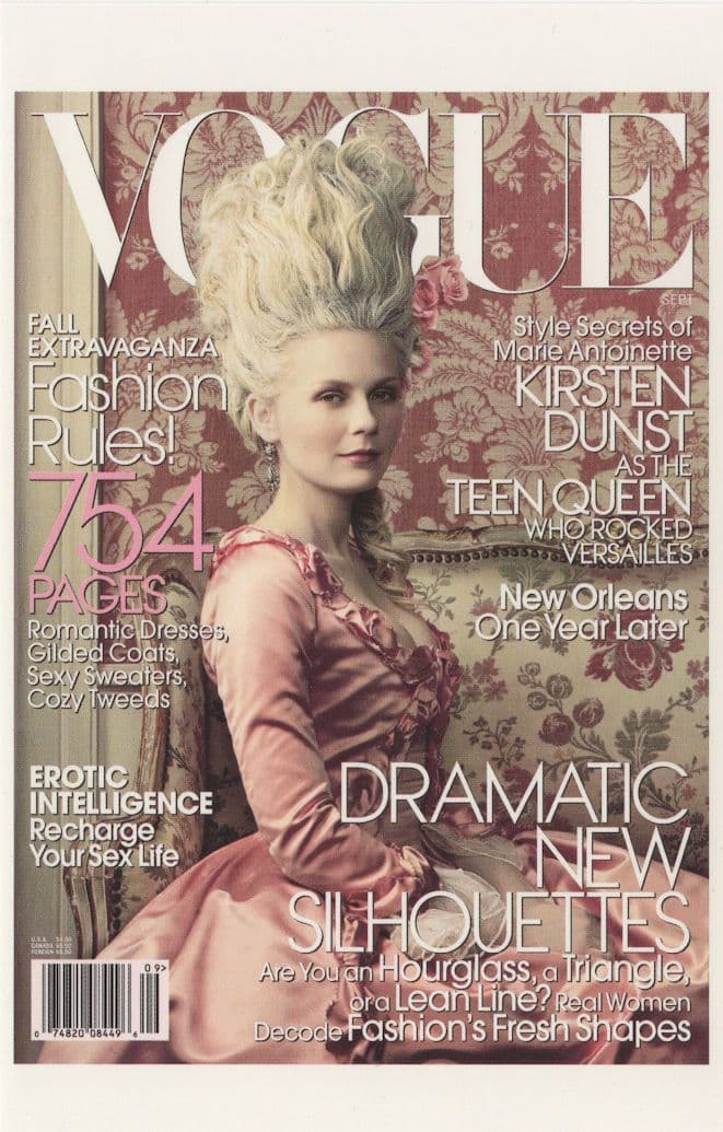 Kirsten Dunst as Marie Antoinette Film Magazine Photo Postcard