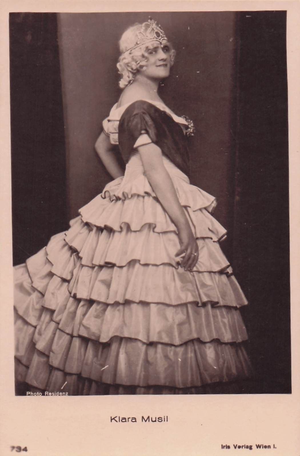 Klara Musil Austrian Opera Soprano Old German Real Photo Postcard