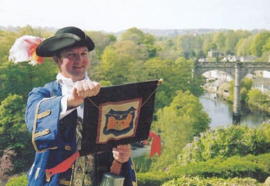 Knaresborough Yorkshire Town Crier Postcard