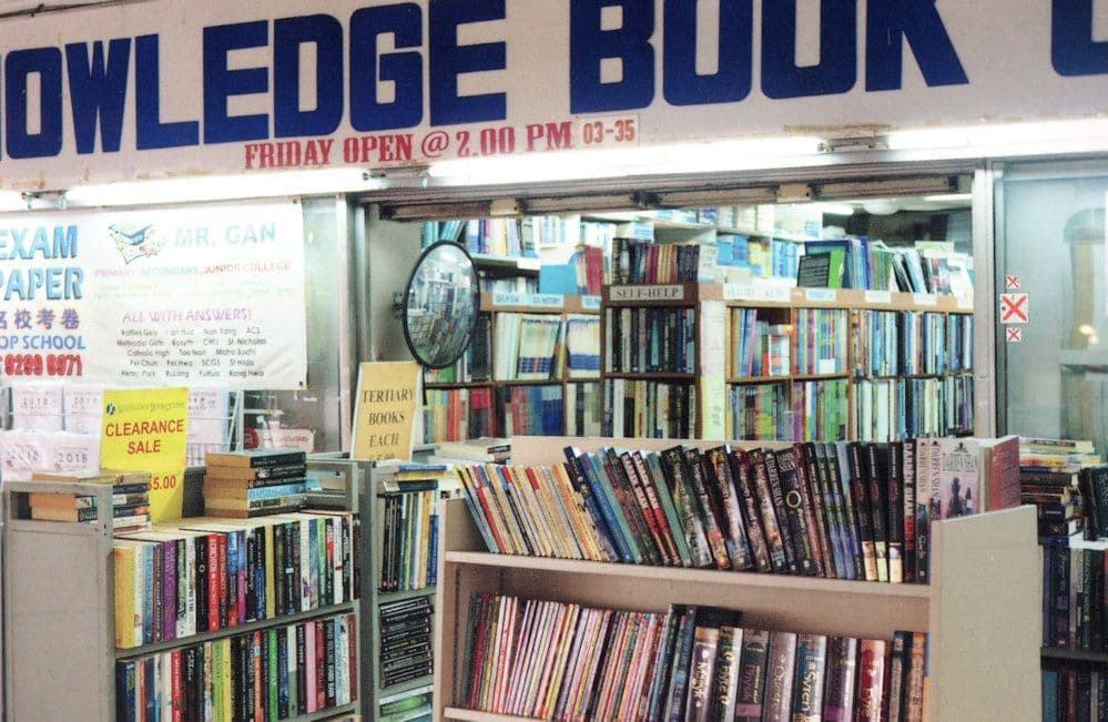 Knowledge Book Centre Shop Bookstore Singapore Postcard