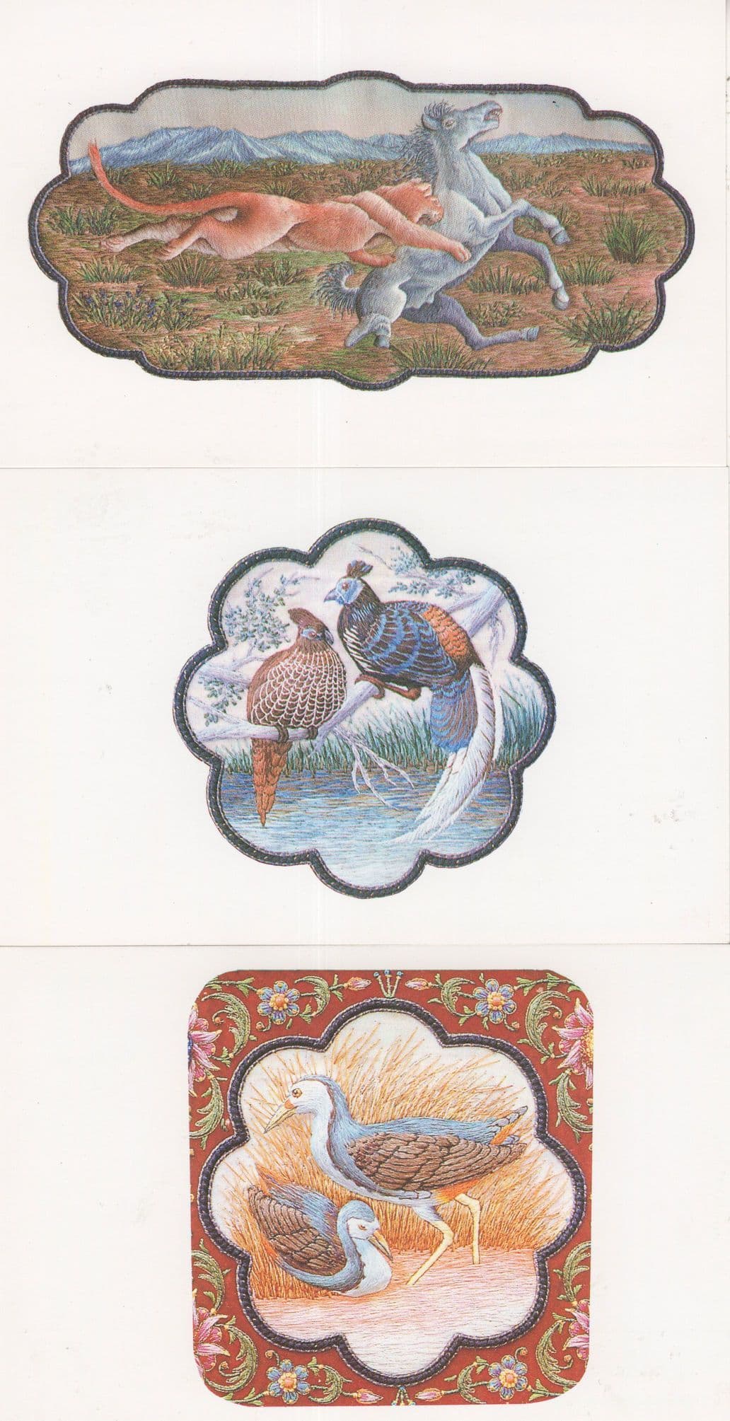 Kohinoor Jewellers India 3x Animal 3D Tapestry Postcard s