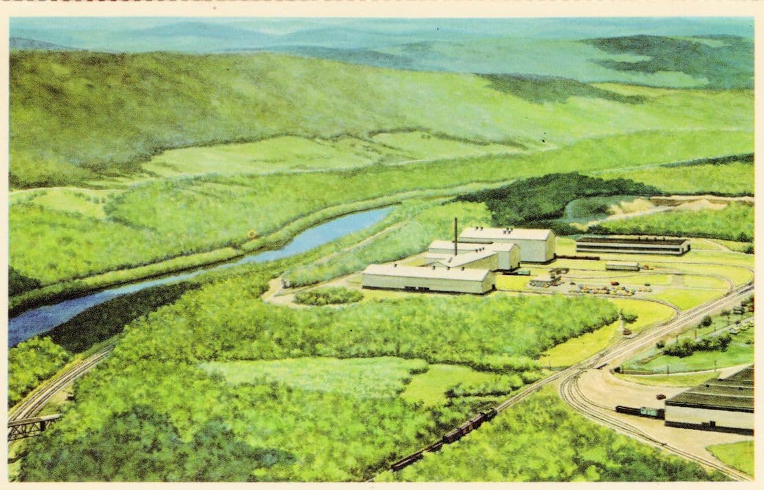 Koppel Plant Babcock Wilcox Pittsburgh & Lake Erie Postcard